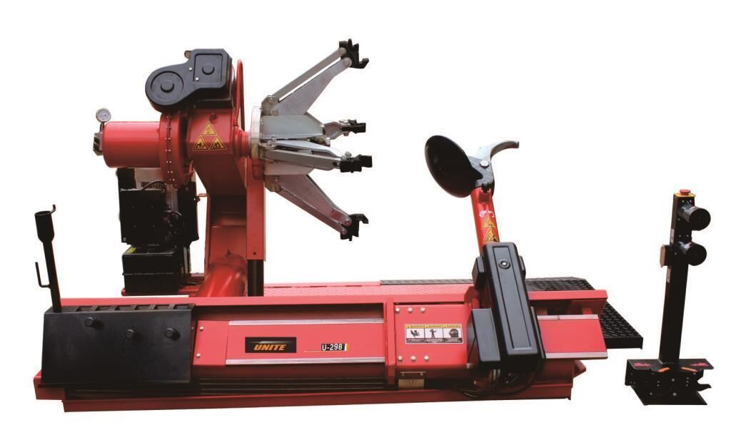 Unite U-298 Uzaktan Kumandalı Ağır Vasıta Lastik Sökme Takma Makinesi Çift Devir 14-56 380V