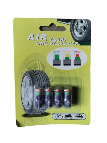 Oto Lastik Basınç Sensörlu Sibop Kapağı-4 Adet Tpvc-23A