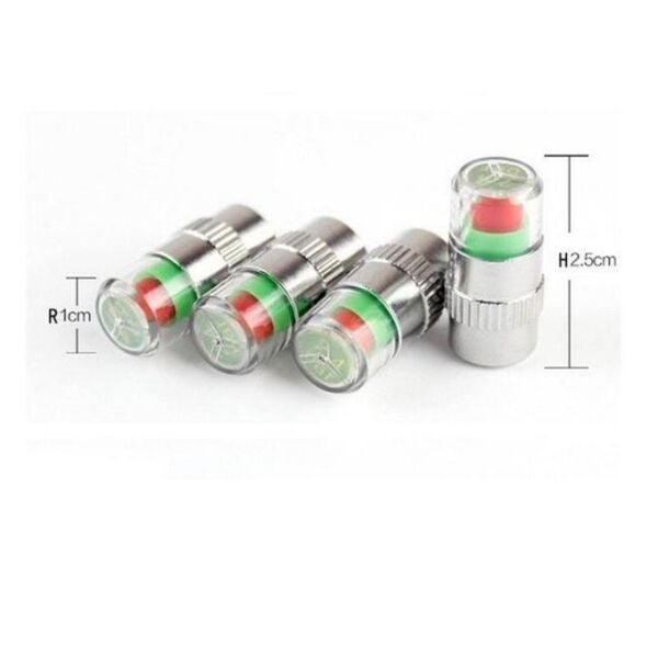 Oto Lastik Basınç Sensörlu Sibop Kapağı-4 Adet Tpvc-23A