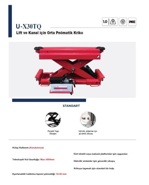 Unite U-X30TQ Rot Ayar Lifti Gezer Krikosu