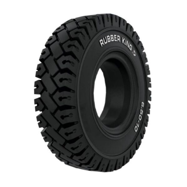 650-10 Premium Forklift Dolgu Lastiği Sekmanlı Rubber King 5.00F-10 65010 6.50-10