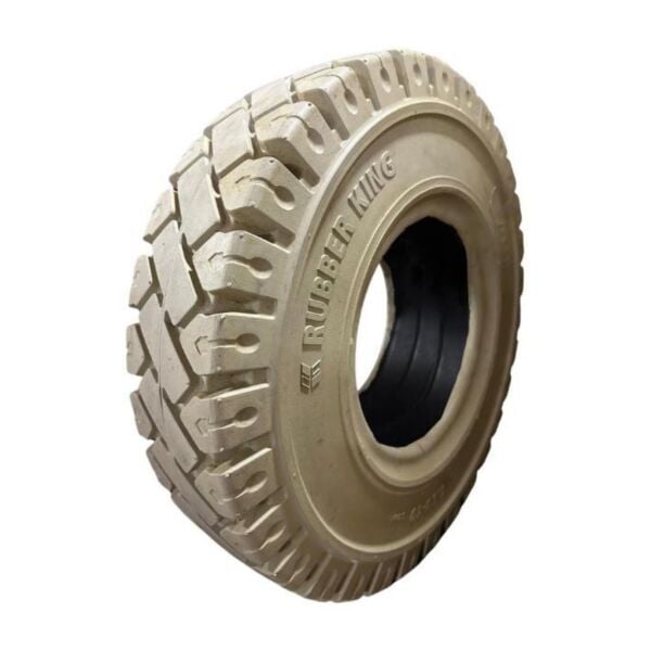 7.00-12 Premium Beyaz Forklift Dolgu Lastiği Sekmansız Rubber King 5.00S-12 (70012700-12)
