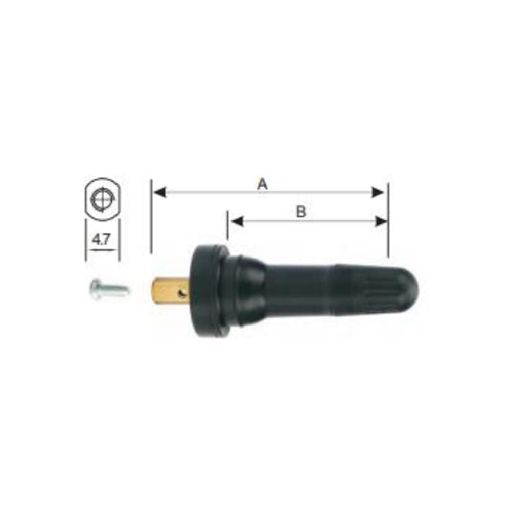 Tpms 413D Sensörlu Kaucuk Sibop Tpms-413D