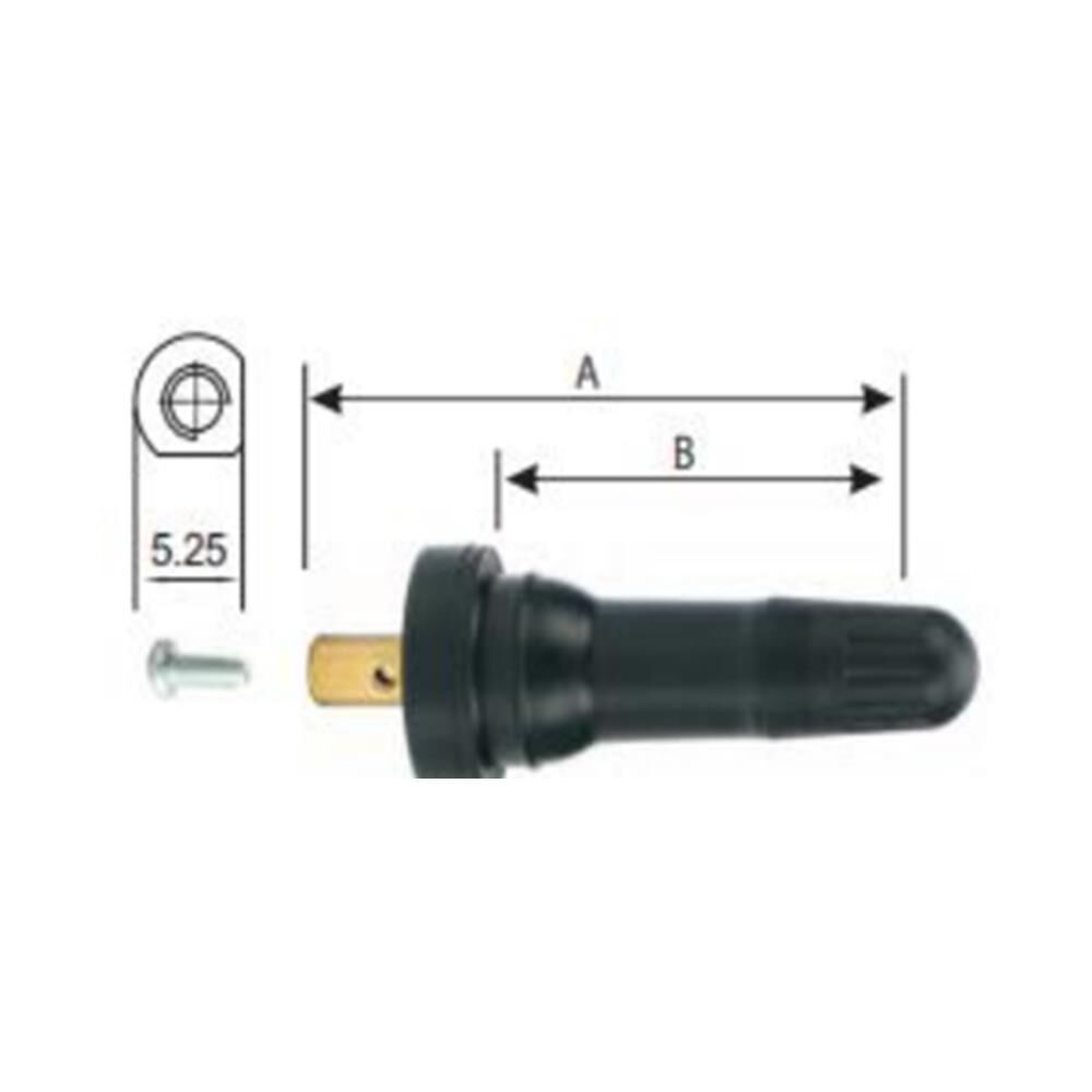 Tpms 413L Sensörlu Kaucuk Sibop Tpms-413L