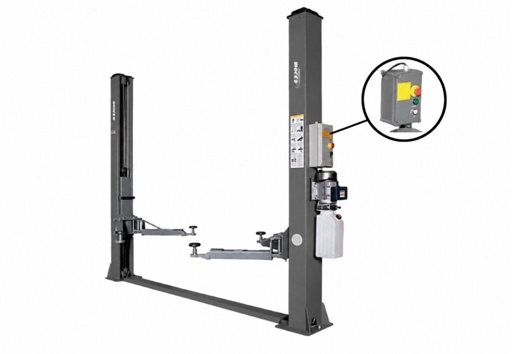 Unite U-T42E 2 Sütunlu Lift 4.2 Ton Elektrikli Kilitleme 380V